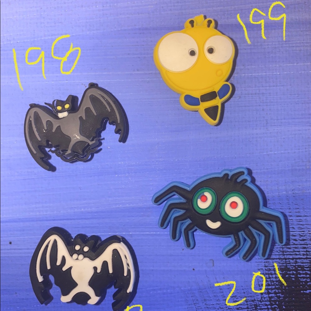 New,bags,spider croc charm set